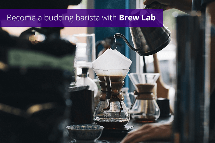 BECOME A BUDDING BARISTA WITH BREW LAB
