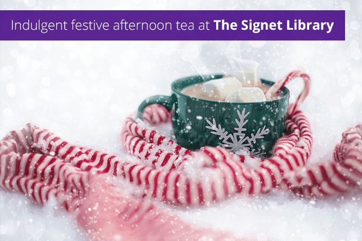 Indulgent festive afternoon tea at The Signet Library