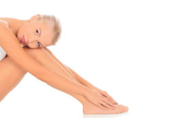 image of smooth legs after ipl laser hair removal