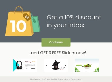Get a 10% discount in your inbox
